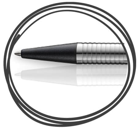 Nahaufnahme LAMY logo 205 Kugelschreiber Griffzone