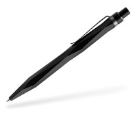 prodir QS20 Stone Metallclip Kugelschreiber Nachhaltig schwarz Seitenansicht